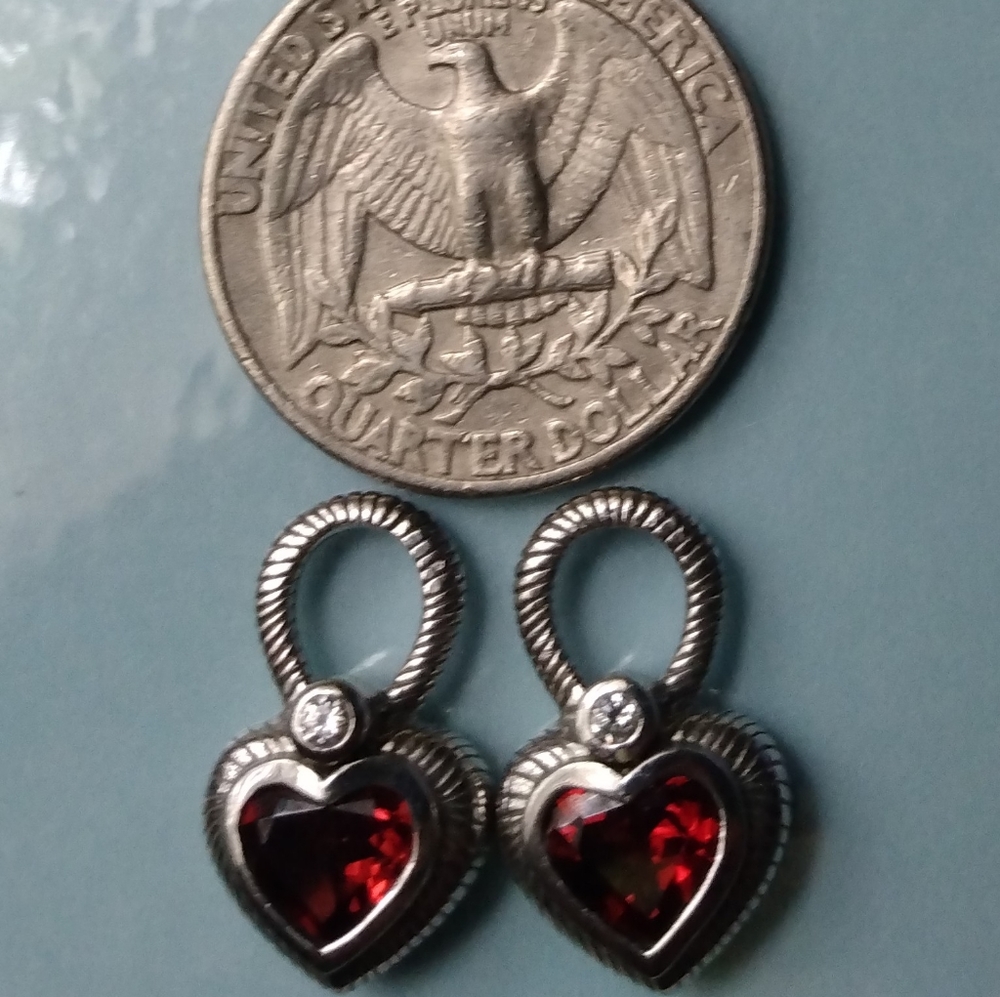 Judith Ripka Sterling Silver Earring Charms
